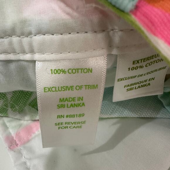 2 Lilly Pulitzer The Callahan Shorts Light Blue Print - Picture 4 of 4